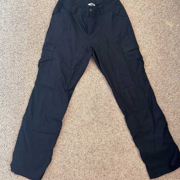 Duluth Trading Womens Dry on the Fly Bootcut Cargo Pants Ink Blue 10x31 - Picture 4 of 4
